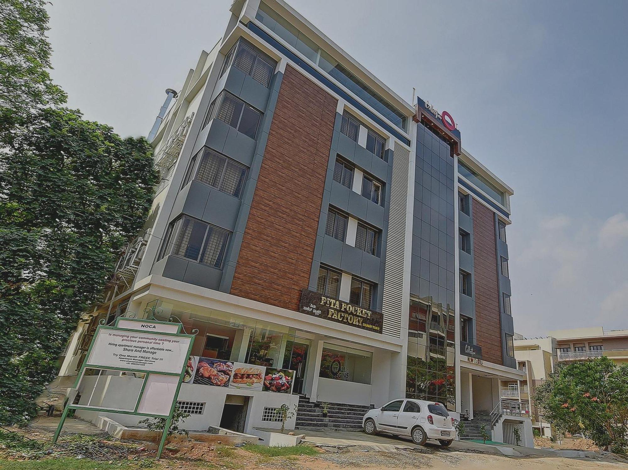 Super Grand Collection O Near Sarjapur Road Near 7D Voyage Hotell Bangalore Exteriör bild